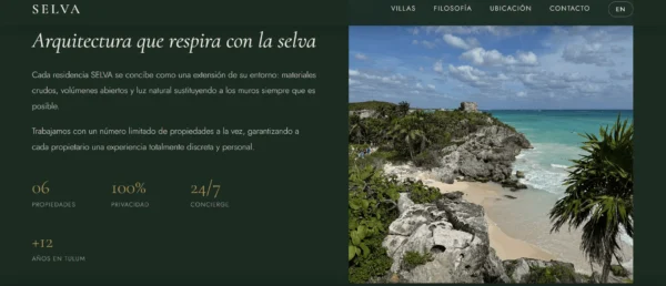 Villa Website Template-Selva