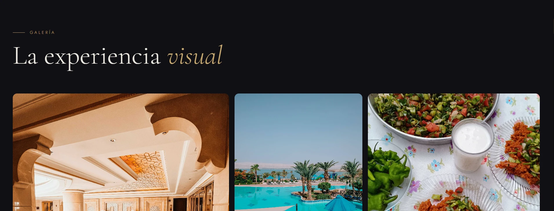 Plantilla Web Minimalista-Hotel Resort AMMAN