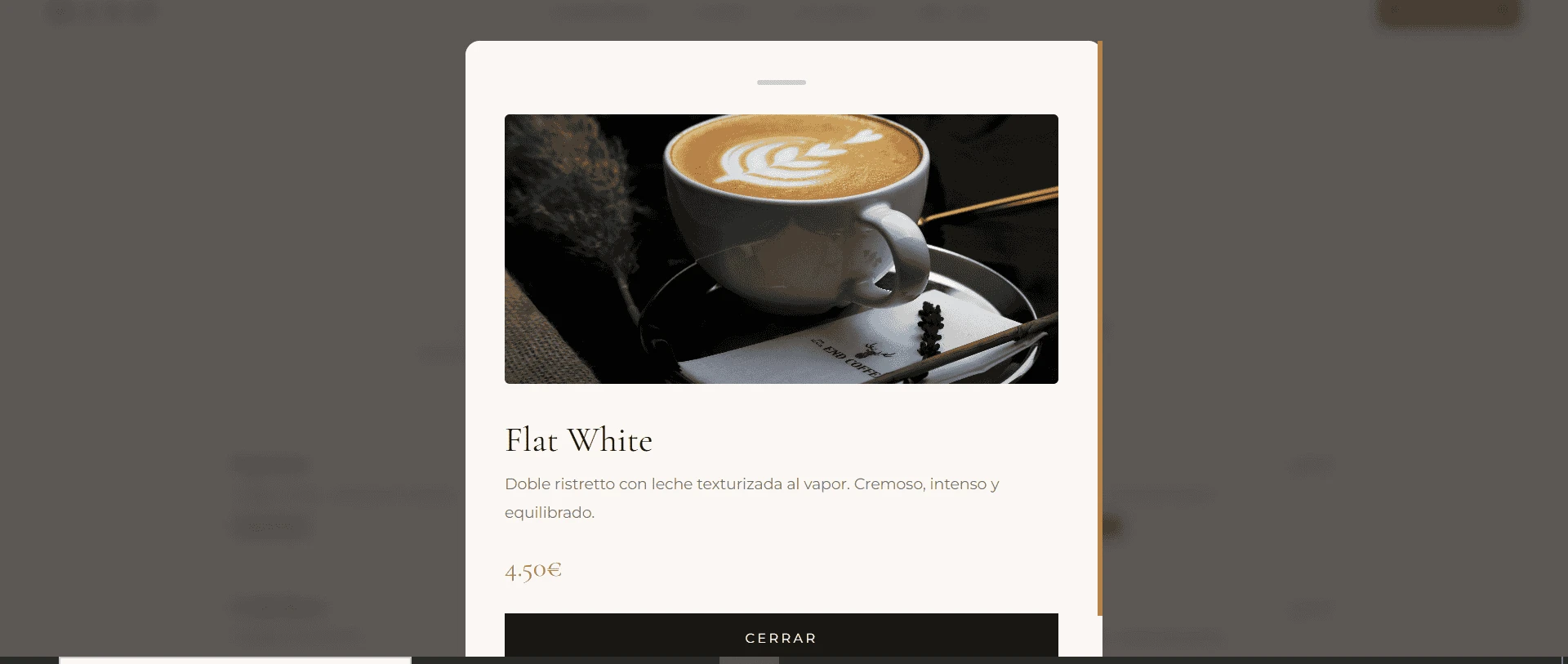 imagen Cafeteria Plantilla Web