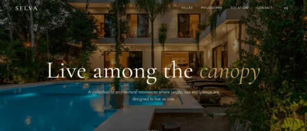 Villa Website Template-Selva