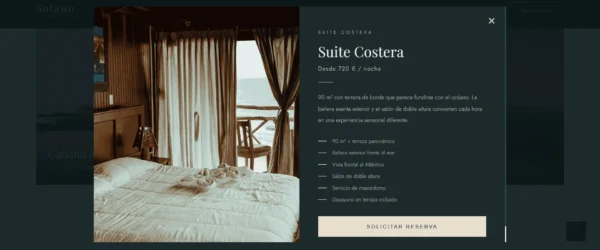 suite-reservas Hotel Website Template-Solano