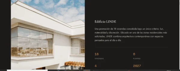 linde Plantilla web para inmobiliaria