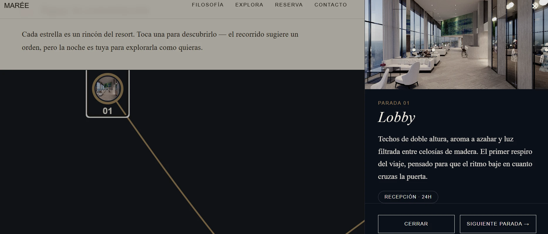 Maree: Minimalist Hotel Website Template