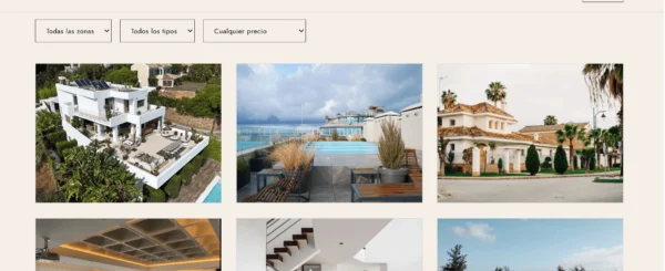 props Plantilla web para inmobiliaria
